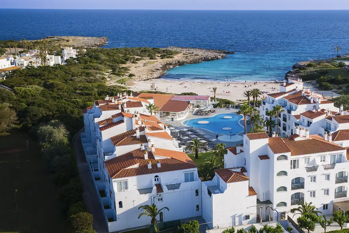 Vista aérea del complejo Fergus Style Carema Beach