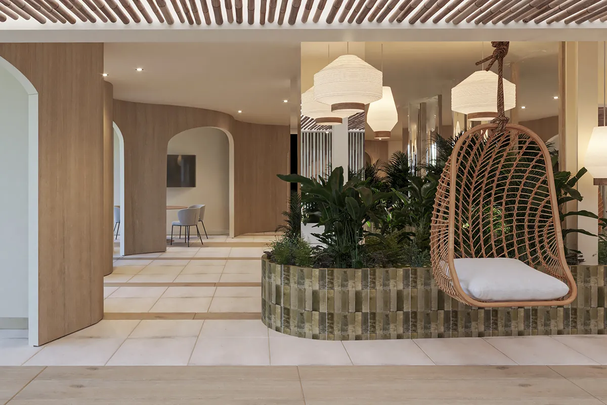 Salas multifuncionales en el lobby del Fergus Style Palma Beach