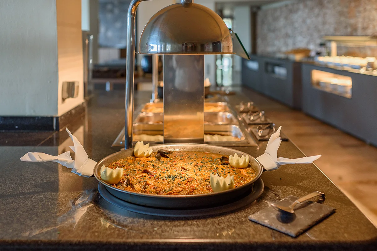 Paella del Restaurante Fergus Cap Roig