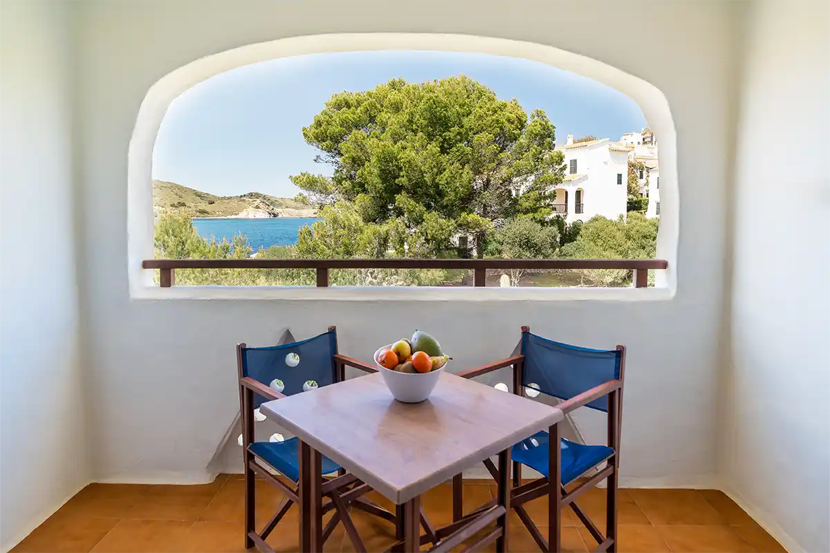 Terraza superior de apartamento del Fergus club Carema Splash