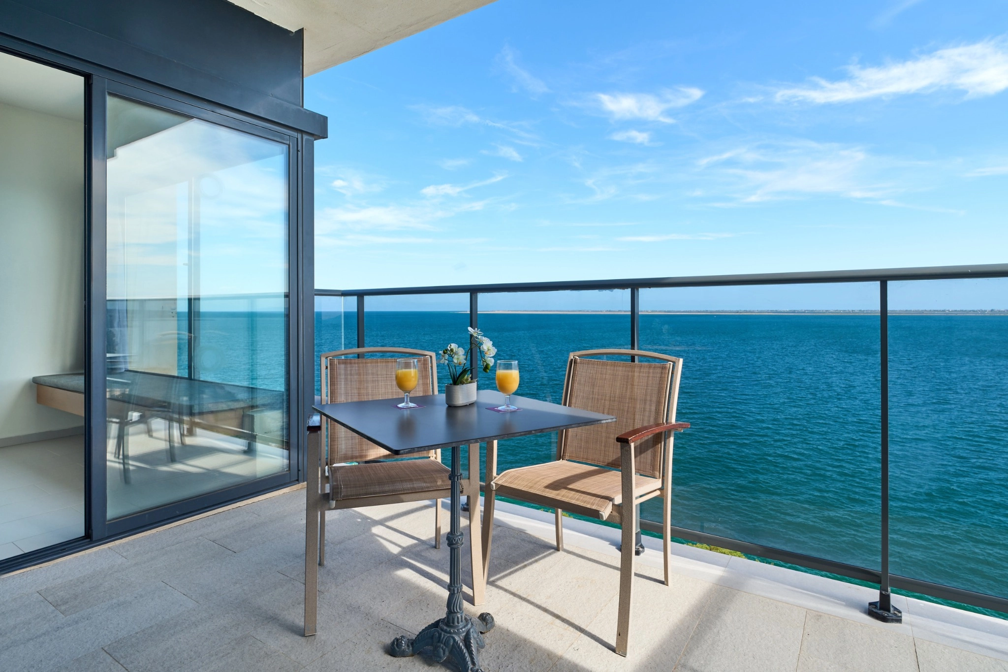 Habitación Doble Vista Mar: terraza frente al mar