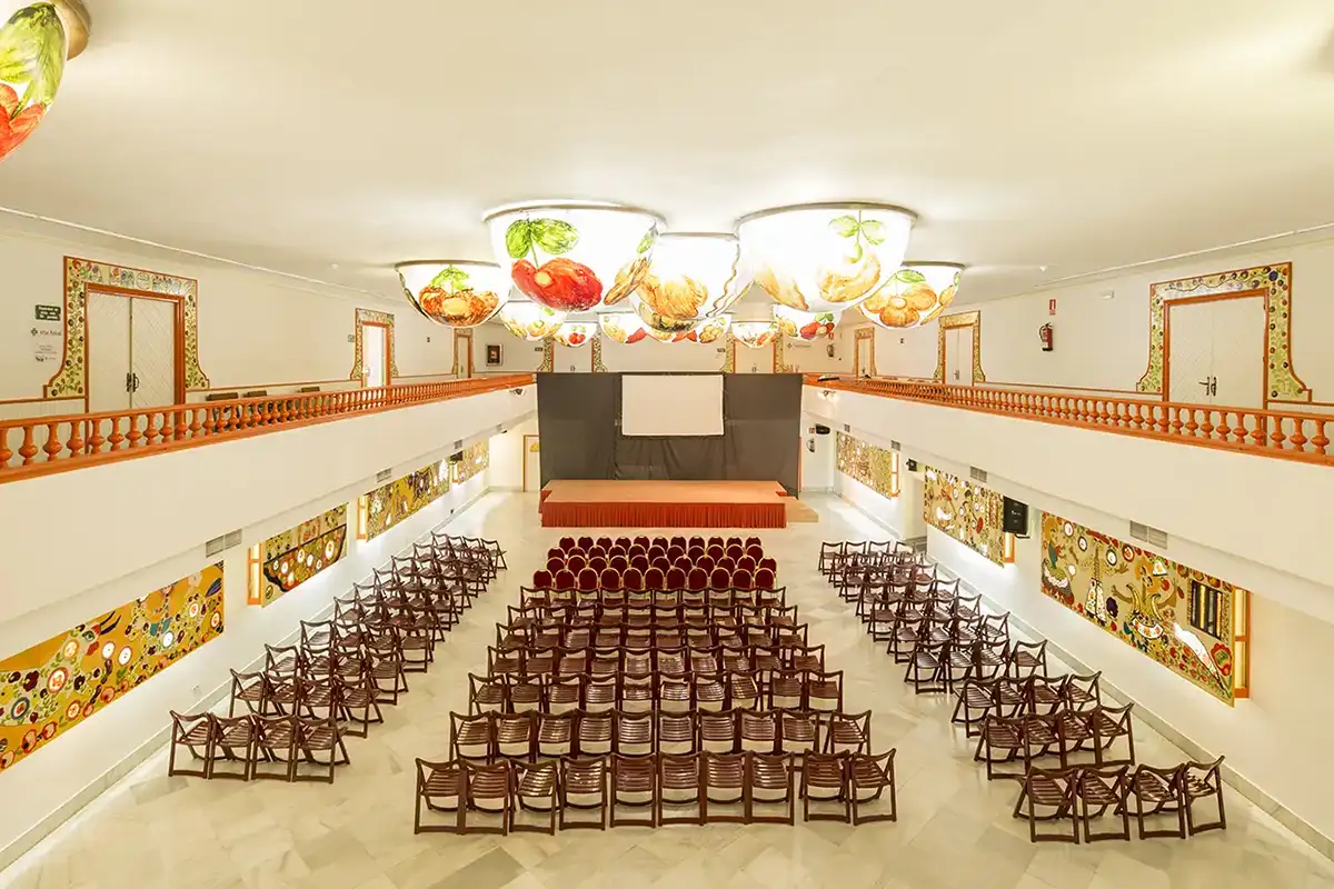 Gran salón de actos del hotel Las Palmeras affiliated by Fergus Hotels