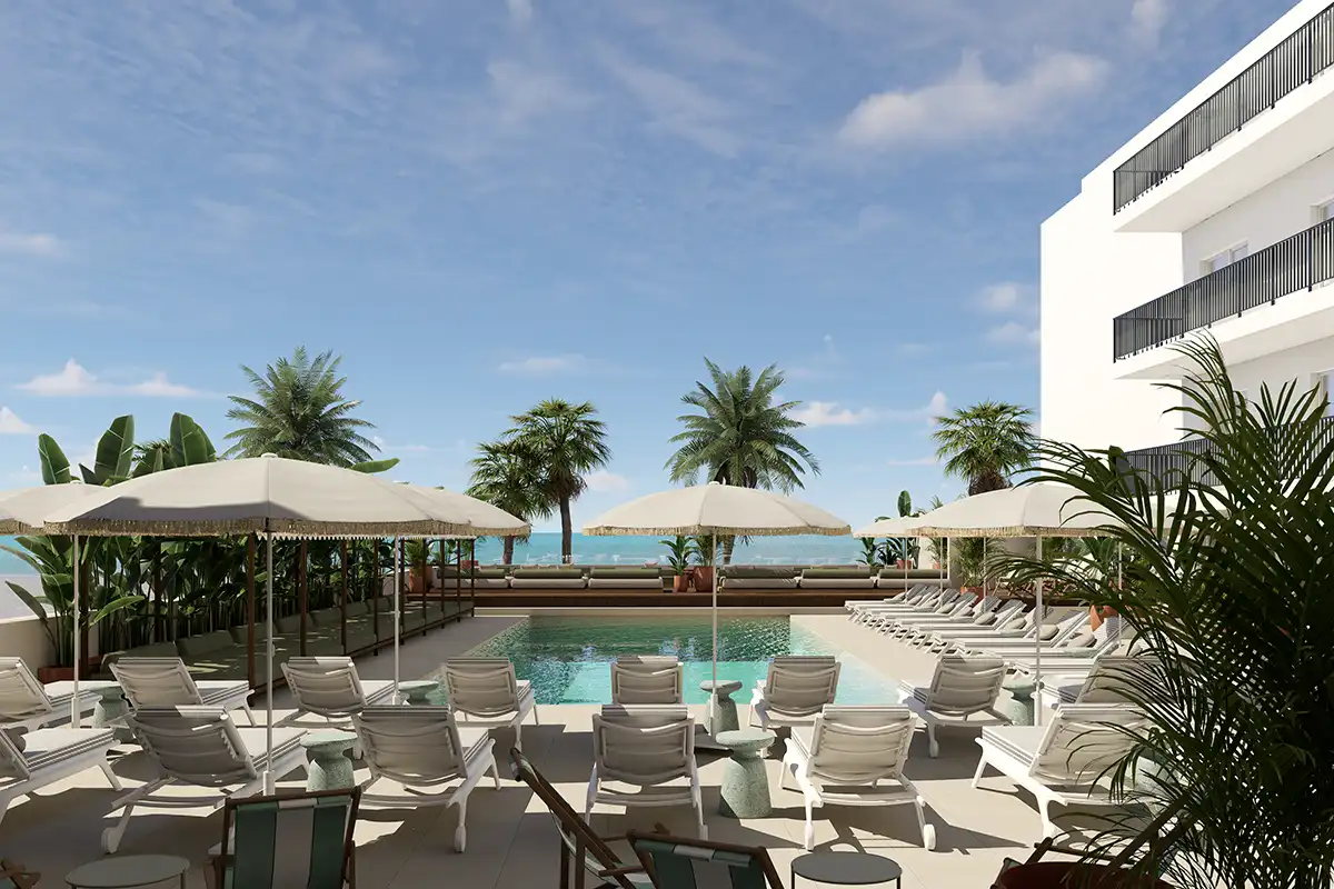 Piscina del hotel del Fergus Style Palma Beach