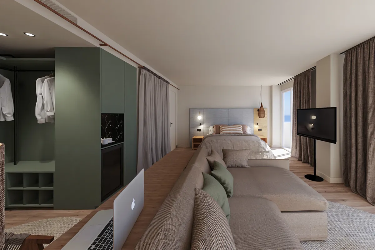 Junior Suite con vista al mar del Fergus Style Palma Beach