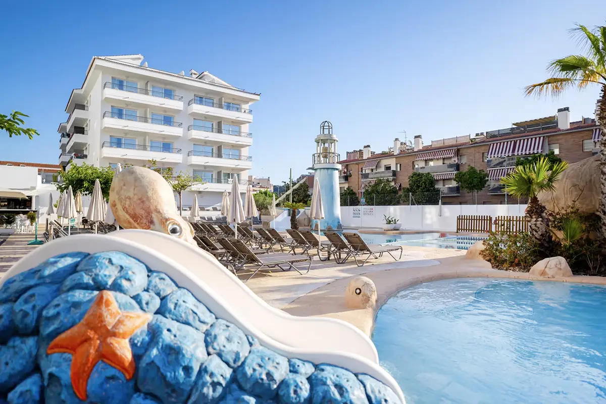 Zona Splash de la piscina del hotel Club Pineda Splash