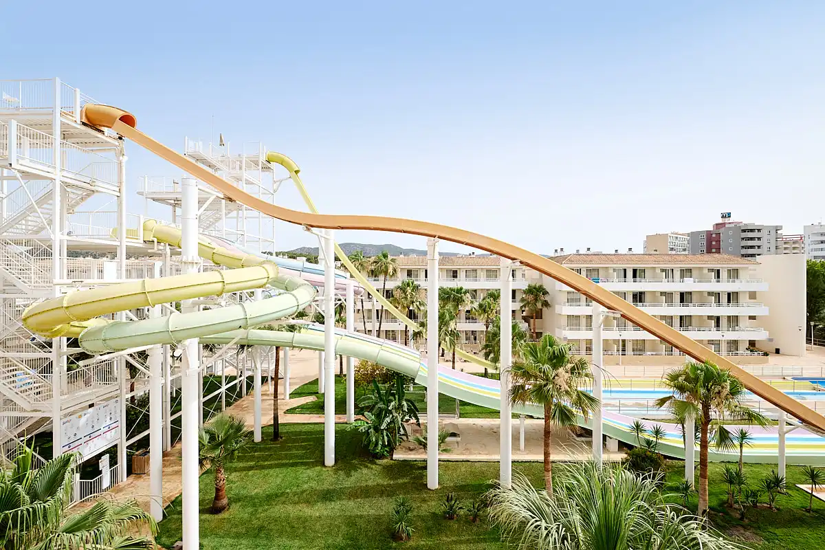 Vistas desde la  Suite Vista Waterpark Fergus Club Mallorca Waterpark