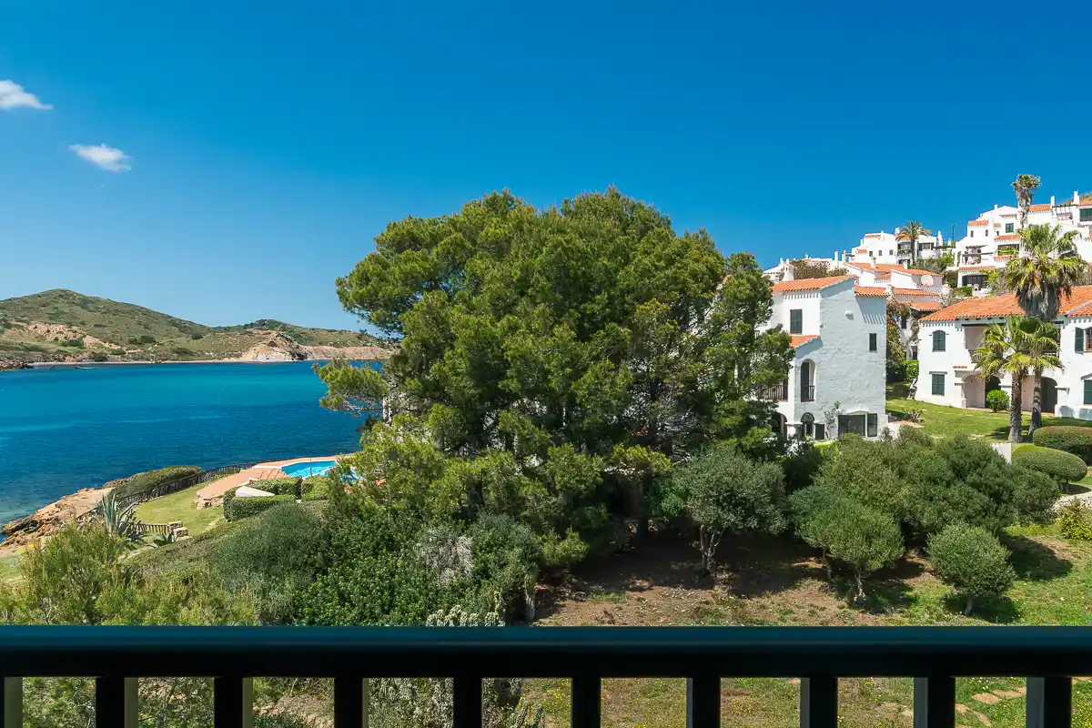 Vistas Terraza Apartamento 2 habitaciones vista mar lateral Fergus Club Carema Splash