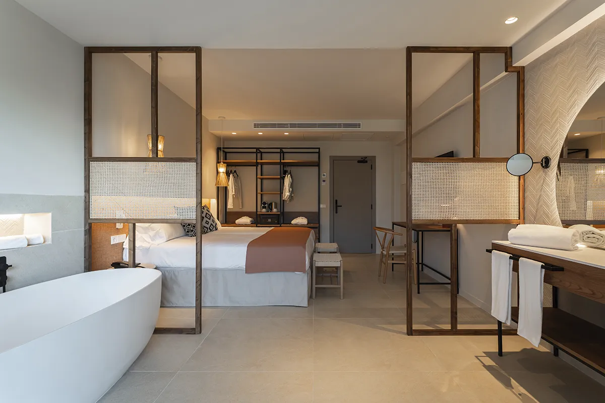 Moderna concepto abierto en Suite Magnus del Fergus Bermudas