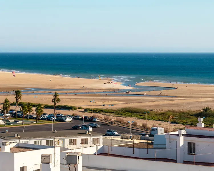 Beach views from the village Beach views from Conil de la Frontera