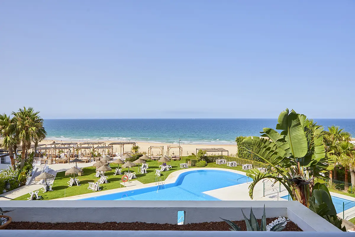 Vistas desde la terraza Vistas desde la terraza de la habitacion Doble Style vista al mar Fergus Conil Park