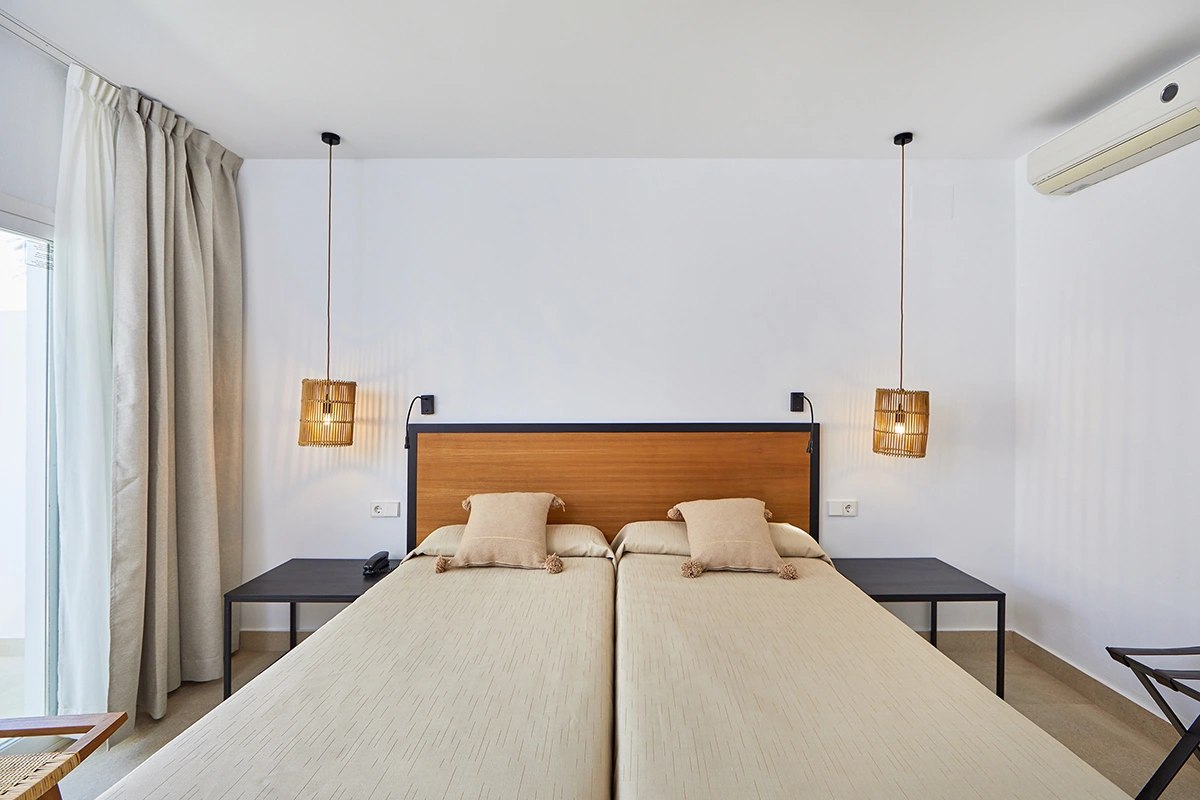 Camas Twin Habitación Doble Style con camas twin Fergus Conil Park