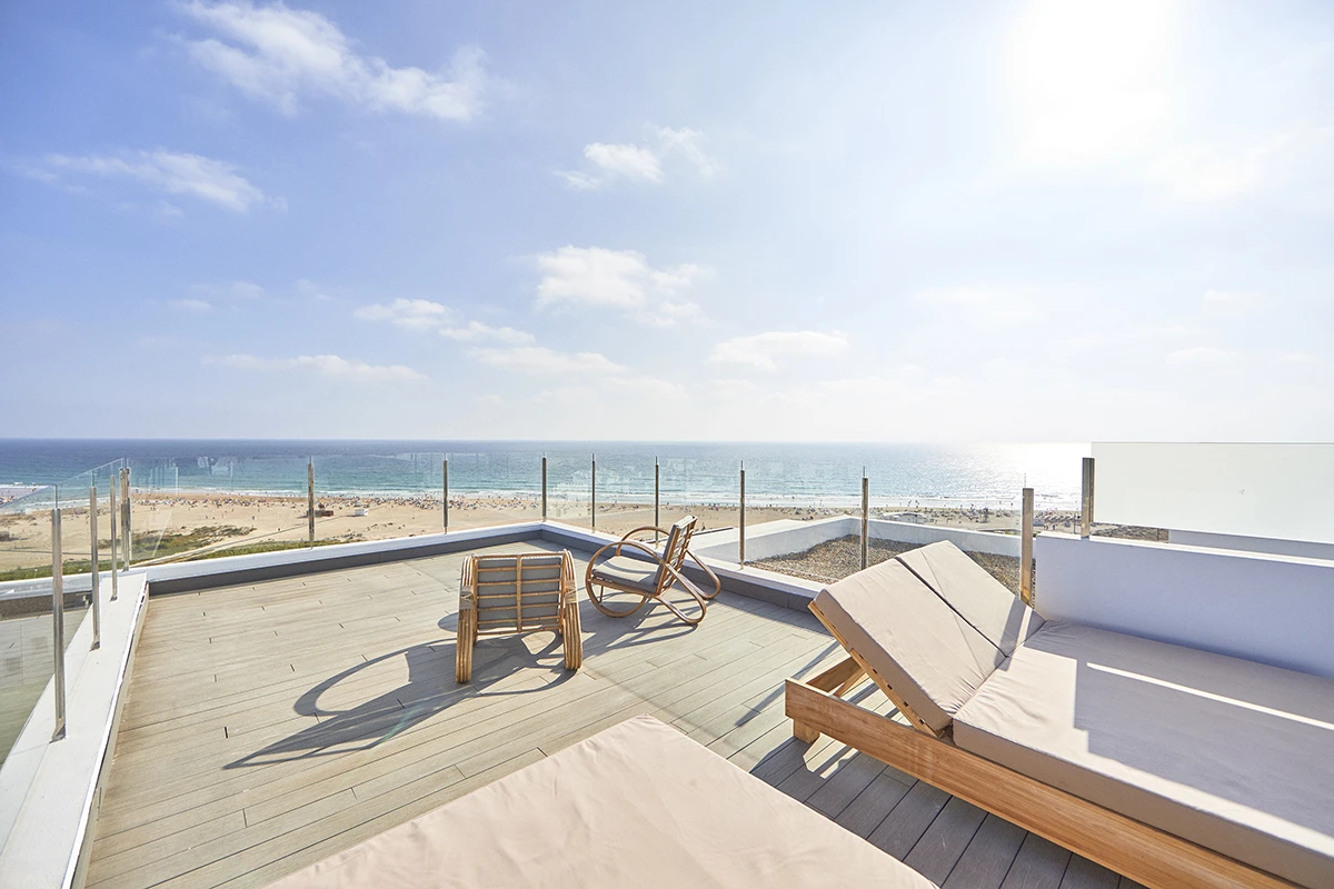 Terraza amueblada Espaciosa terraza vistas al mar Master Suite Fergus Conil Park