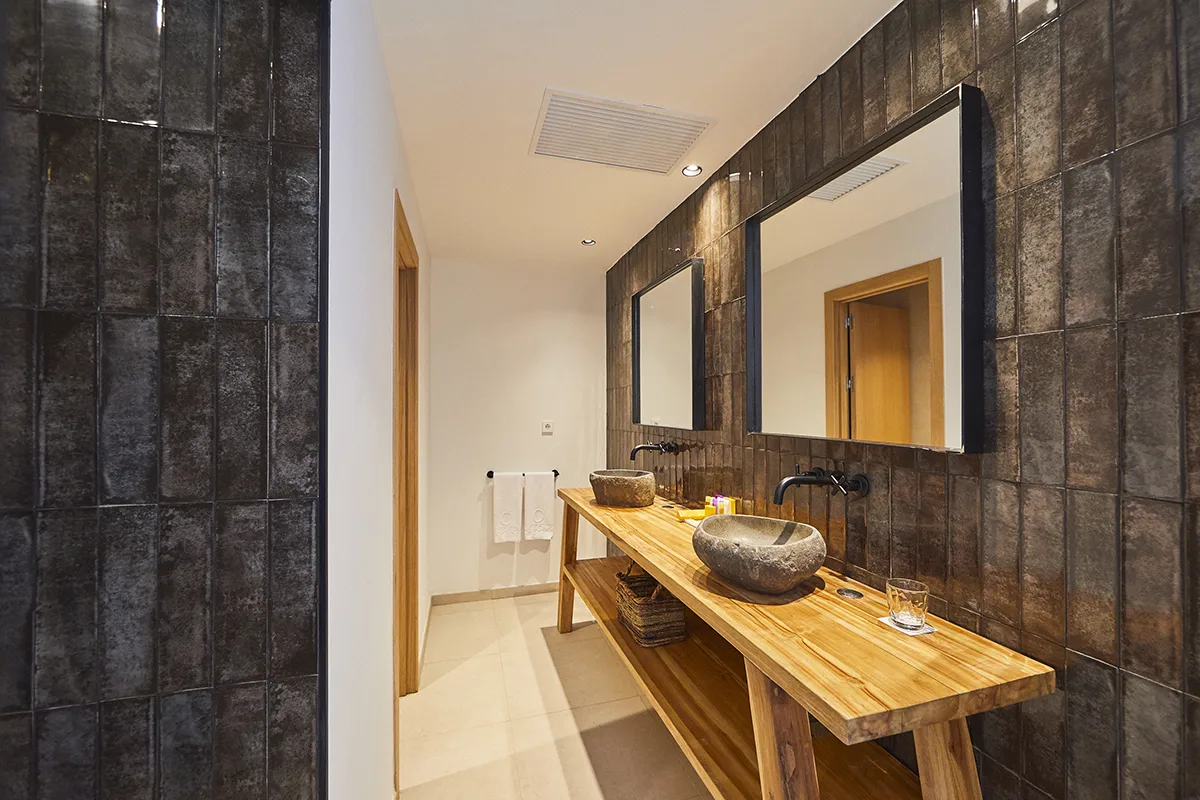 Moderno cuarto de baño Cuarto de baño con mucho estilo Fergus Conil Park