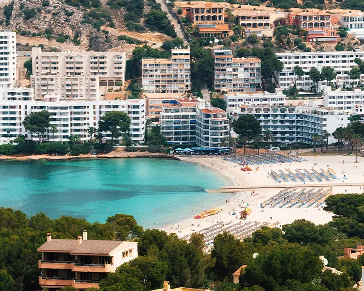 Santa Ponsa beach Santa Ponsa beach fergus style cala blanca suites