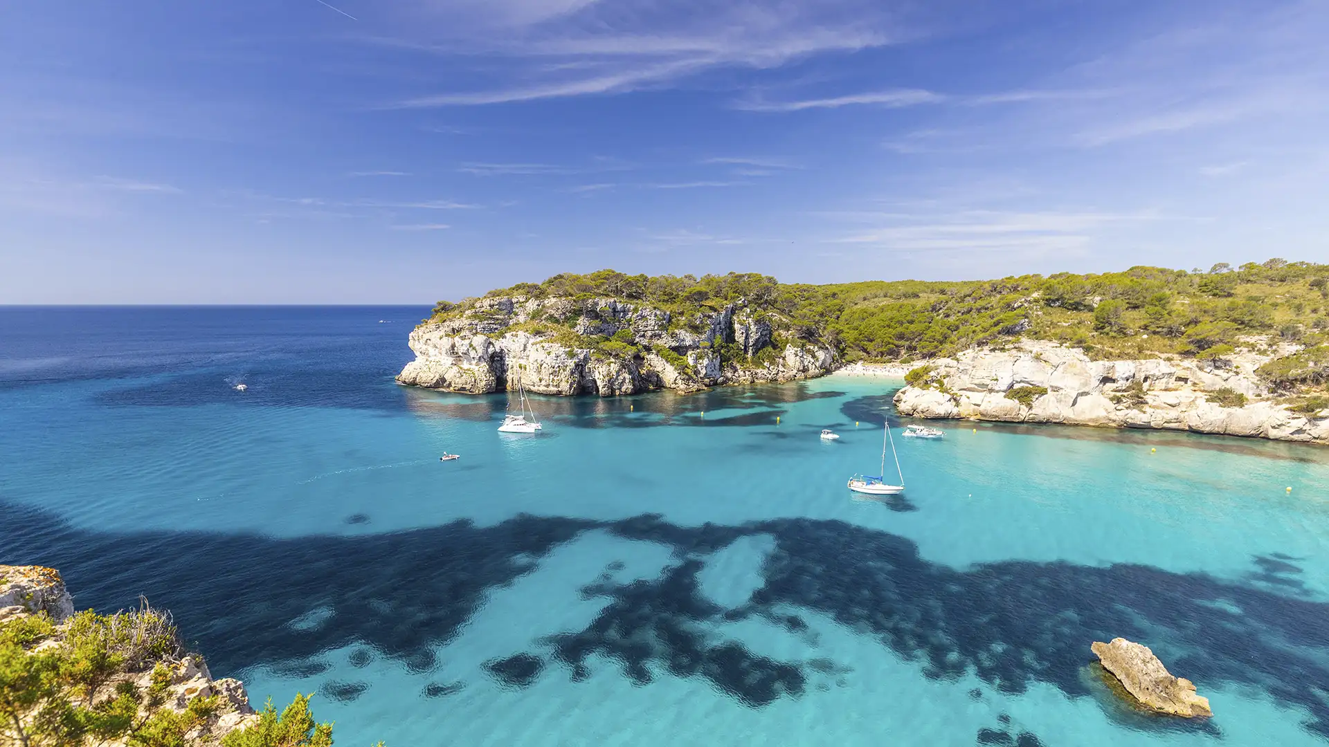 Aerial view of the cove at Bosch Style Carema Beach