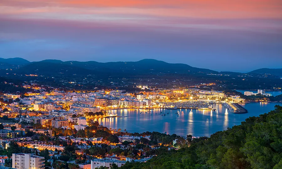 Leisure and Activities at Fergus Style Punta Arabi View of Santa Eulalia and its bay at Fergus Style Punta Arabi