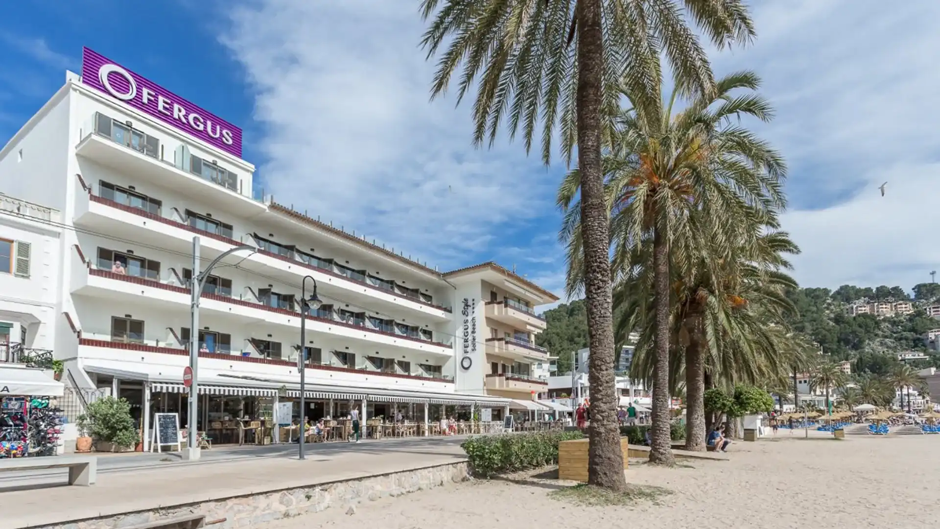 Fachada hotel Fergus Style Soller Beach