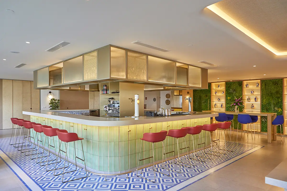 Vista general del Lobby bar del Fergus Style Tobago