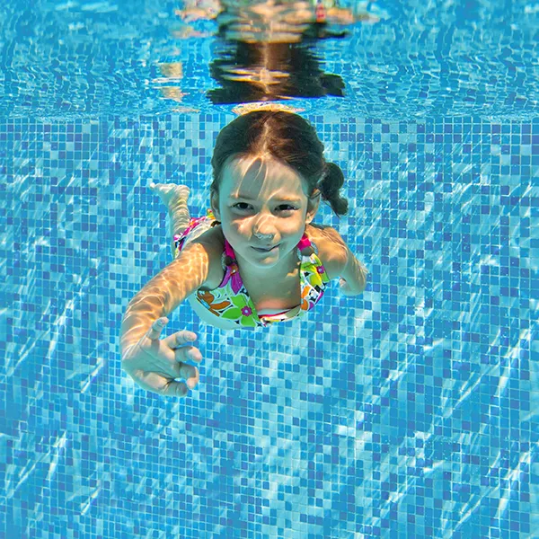 Special offer Fergus Hotels Girl swimming in pool Special offer Fergus Hotels